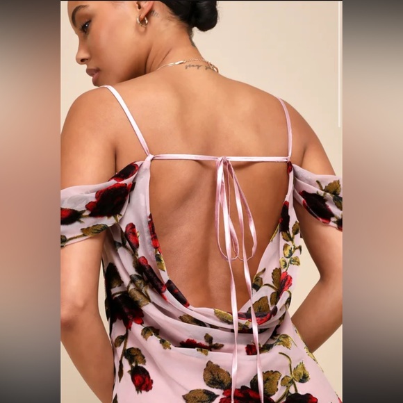 Floral Off-Shoulder Dress - Picture 2 of 5